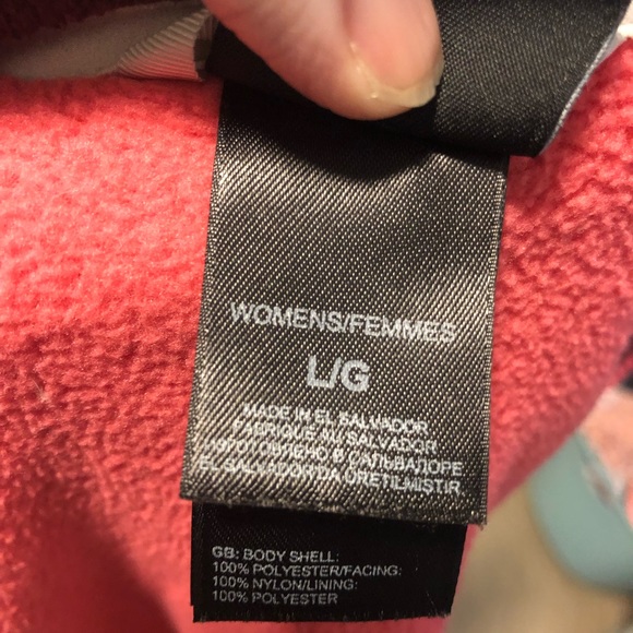 The North Face ladies fleece full zip sweater size large - Picture 7 of 7